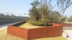 公主岭耐候钢挡土墙